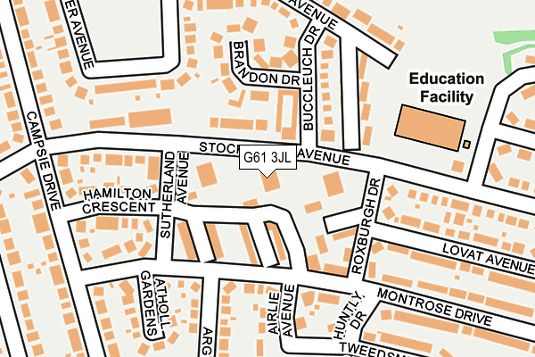G61 3JL map - OS OpenMap – Local (Ordnance Survey) G61 3JL map - OS OpenMap – Local (Ordnance Survey)