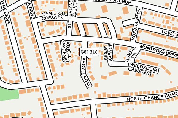 G61 3JX map - OS OpenMap – Local (Ordnance Survey) G61 3JX map - OS OpenMap – Local (Ordnance Survey)