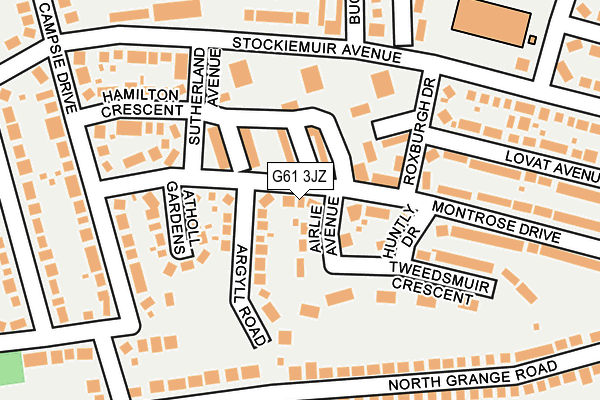 G61 3JZ map - OS OpenMap – Local (Ordnance Survey) G61 3JZ map - OS OpenMap – Local (Ordnance Survey)