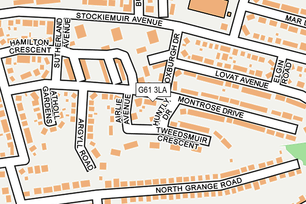 G61 3LA map - OS OpenMap – Local (Ordnance Survey) G61 3LA map - OS OpenMap – Local (Ordnance Survey)