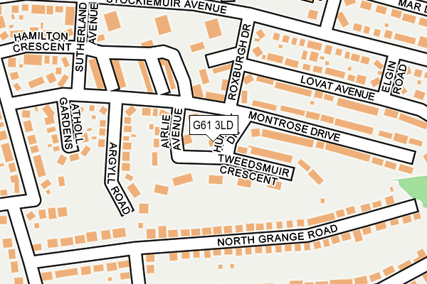 G61 3LD map - OS OpenMap – Local (Ordnance Survey) G61 3LD map - OS OpenMap – Local (Ordnance Survey)