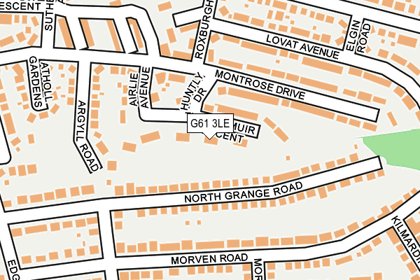 G61 3LE map - OS OpenMap – Local (Ordnance Survey) G61 3LE map - OS OpenMap – Local (Ordnance Survey)