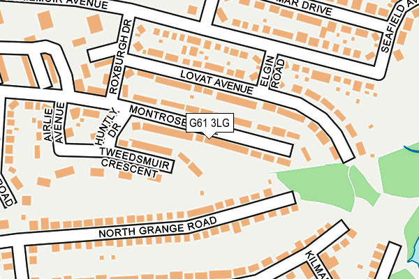 G61 3LG map - OS OpenMap – Local (Ordnance Survey) G61 3LG map - OS OpenMap – Local (Ordnance Survey)