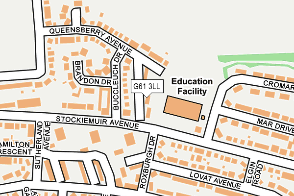 G61 3LL map - OS OpenMap – Local (Ordnance Survey) G61 3LL map - OS OpenMap – Local (Ordnance Survey)
