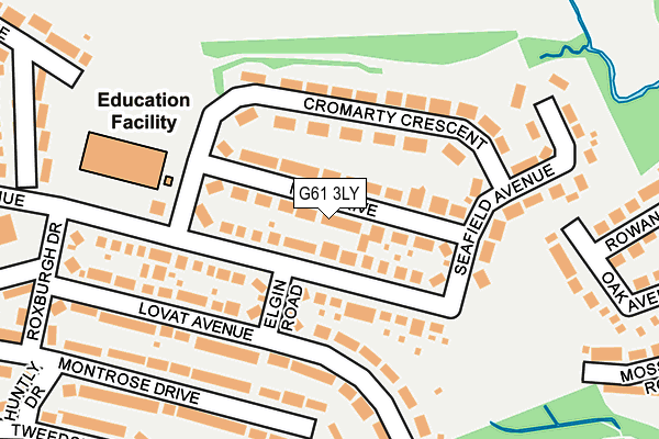 G61 3LY map - OS OpenMap – Local (Ordnance Survey) G61 3LY map - OS OpenMap – Local (Ordnance Survey)