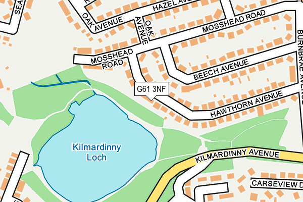 G61 3NF map - OS OpenMap – Local (Ordnance Survey) G61 3NF map - OS OpenMap – Local (Ordnance Survey)