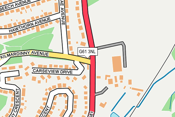 G61 3NL map - OS OpenMap – Local (Ordnance Survey) G61 3NL map - OS OpenMap – Local (Ordnance Survey)