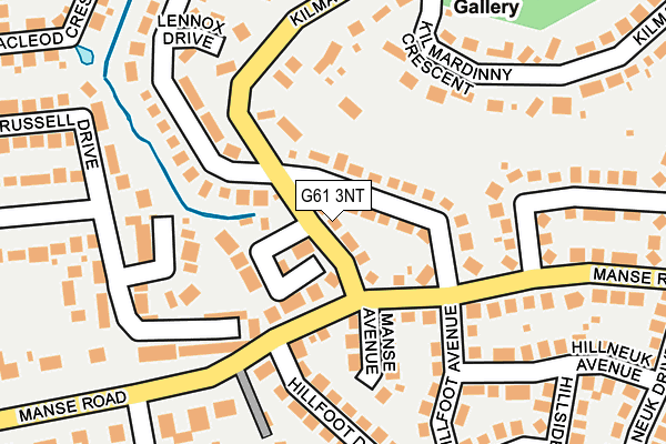 G61 3NT map - OS OpenMap – Local (Ordnance Survey) G61 3NT map - OS OpenMap – Local (Ordnance Survey)