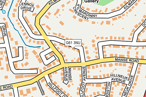 G61 3NU map - OS OpenMap – Local (Ordnance Survey) G61 3NU map - OS OpenMap – Local (Ordnance Survey)