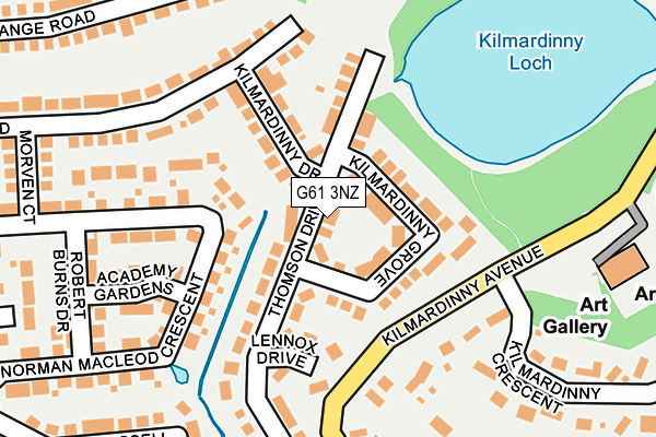G61 3NZ map - OS OpenMap – Local (Ordnance Survey) G61 3NZ map - OS OpenMap – Local (Ordnance Survey)