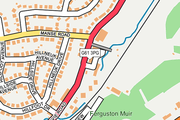 G61 3PG map - OS OpenMap – Local (Ordnance Survey) G61 3PG map - OS OpenMap – Local (Ordnance Survey)