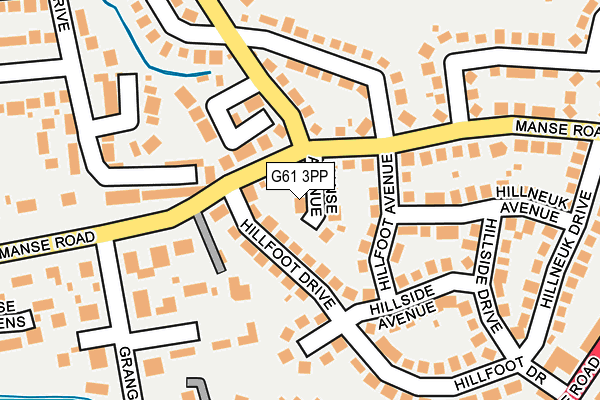 G61 3PP map - OS OpenMap – Local (Ordnance Survey) G61 3PP map - OS OpenMap – Local (Ordnance Survey)