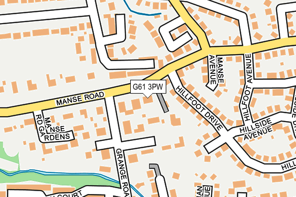 G61 3PW map - OS OpenMap – Local (Ordnance Survey) G61 3PW map - OS OpenMap – Local (Ordnance Survey)