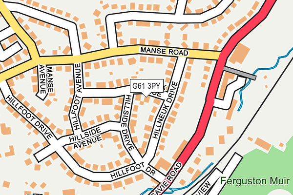 G61 3PY map - OS OpenMap – Local (Ordnance Survey) G61 3PY map - OS OpenMap – Local (Ordnance Survey)