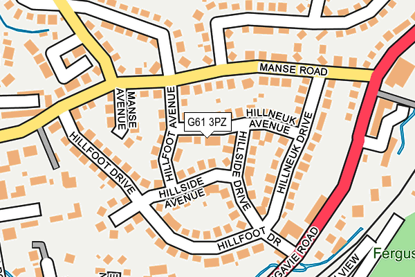 G61 3PZ map - OS OpenMap – Local (Ordnance Survey) G61 3PZ map - OS OpenMap – Local (Ordnance Survey)