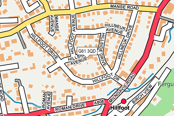 G61 3QD map - OS OpenMap – Local (Ordnance Survey) G61 3QD map - OS OpenMap – Local (Ordnance Survey)