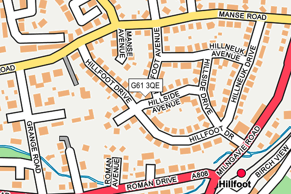 G61 3QE map - OS OpenMap – Local (Ordnance Survey) G61 3QE map - OS OpenMap – Local (Ordnance Survey)