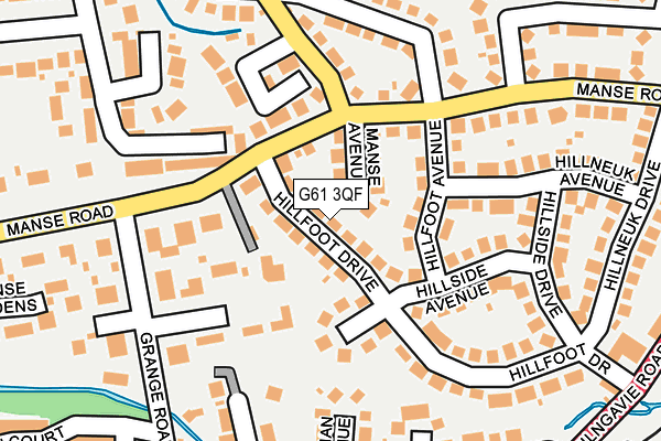 G61 3QF map - OS OpenMap – Local (Ordnance Survey) G61 3QF map - OS OpenMap – Local (Ordnance Survey)