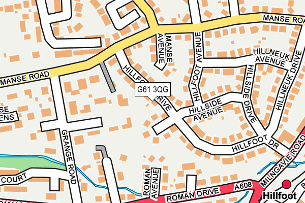 G61 3QG map - OS OpenMap – Local (Ordnance Survey) G61 3QG map - OS OpenMap – Local (Ordnance Survey)