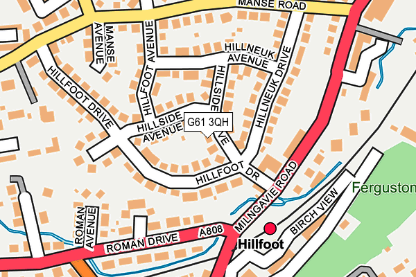 G61 3QH map - OS OpenMap – Local (Ordnance Survey) G61 3QH map - OS OpenMap – Local (Ordnance Survey)