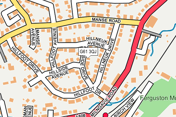 G61 3QJ map - OS OpenMap – Local (Ordnance Survey) G61 3QJ map - OS OpenMap – Local (Ordnance Survey)