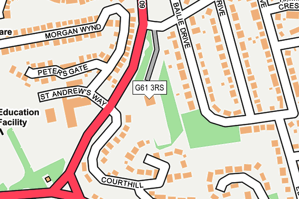 G61 3RS map - OS OpenMap – Local (Ordnance Survey) G61 3RS map - OS OpenMap – Local (Ordnance Survey)