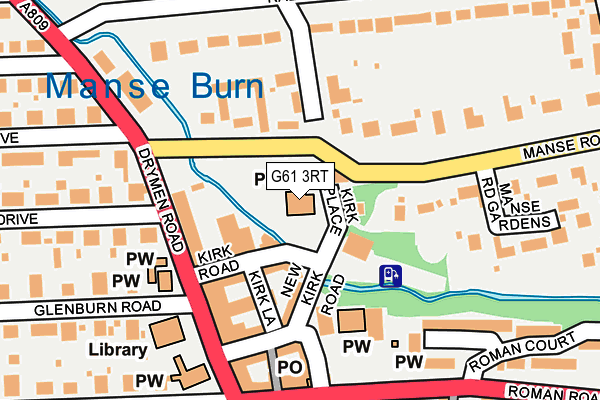 G61 3RT map - OS OpenMap – Local (Ordnance Survey) G61 3RT map - OS OpenMap – Local (Ordnance Survey)
