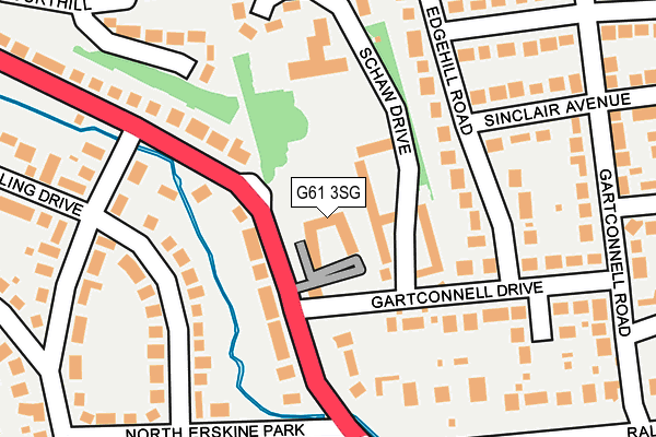 G61 3SG map - OS OpenMap – Local (Ordnance Survey) G61 3SG map - OS OpenMap – Local (Ordnance Survey)