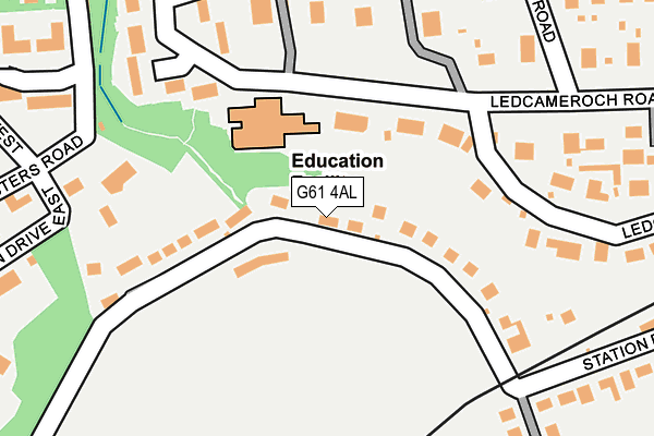 G61 4AL map - OS OpenMap – Local (Ordnance Survey) G61 4AL map - OS OpenMap – Local (Ordnance Survey)