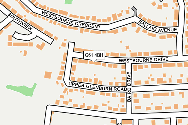 G61 4BH map - OS OpenMap – Local (Ordnance Survey) G61 4BH map - OS OpenMap – Local (Ordnance Survey)