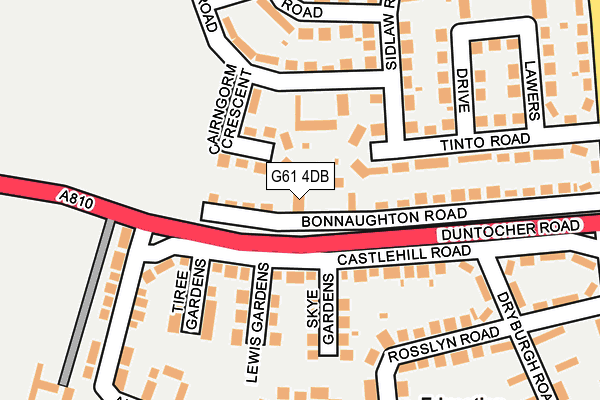 G61 4DB map - OS OpenMap – Local (Ordnance Survey) G61 4DB map - OS OpenMap – Local (Ordnance Survey)