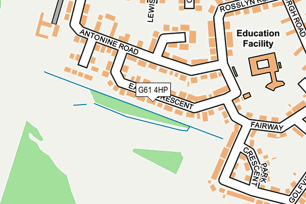 G61 4HP map - OS OpenMap – Local (Ordnance Survey) G61 4HP map - OS OpenMap – Local (Ordnance Survey)