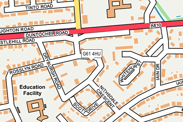 G61 4HU map - OS OpenMap – Local (Ordnance Survey) G61 4HU map - OS OpenMap – Local (Ordnance Survey)