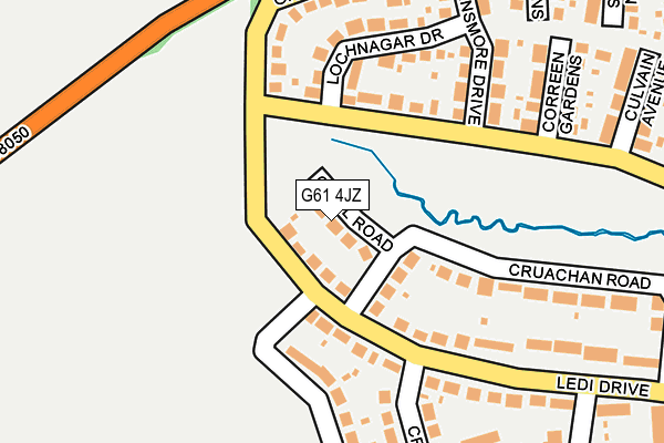 G61 4JZ map - OS OpenMap – Local (Ordnance Survey) G61 4JZ map - OS OpenMap – Local (Ordnance Survey)
