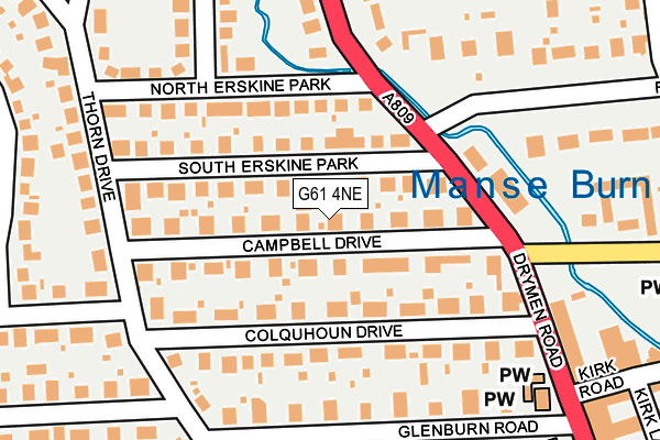 G61 4NE map - OS OpenMap – Local (Ordnance Survey) G61 4NE map - OS OpenMap – Local (Ordnance Survey)