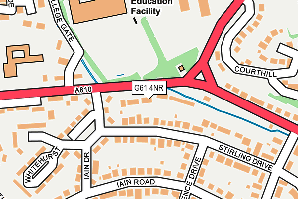 G61 4NR map - OS OpenMap – Local (Ordnance Survey) G61 4NR map - OS OpenMap – Local (Ordnance Survey)