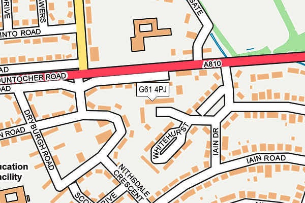 G61 4PJ map - OS OpenMap – Local (Ordnance Survey) G61 4PJ map - OS OpenMap – Local (Ordnance Survey)