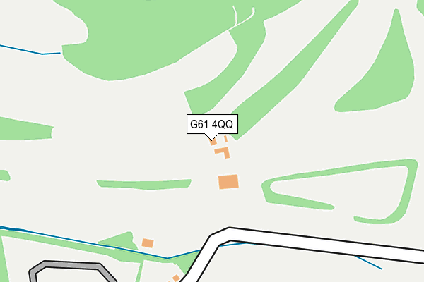 G61 4QQ map - OS OpenMap – Local (Ordnance Survey)