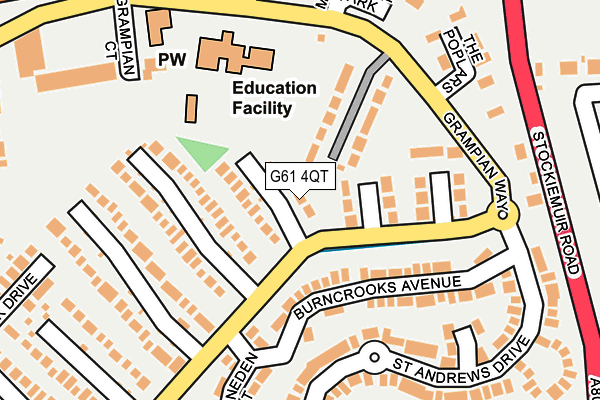 G61 4QT map - OS OpenMap – Local (Ordnance Survey) G61 4QT map - OS OpenMap – Local (Ordnance Survey)