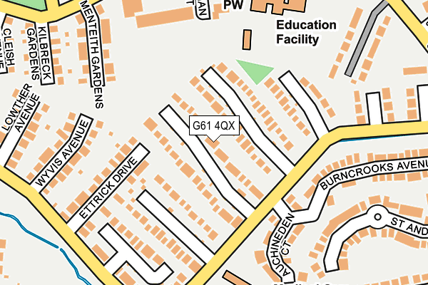 G61 4QX map - OS OpenMap – Local (Ordnance Survey) G61 4QX map - OS OpenMap – Local (Ordnance Survey)