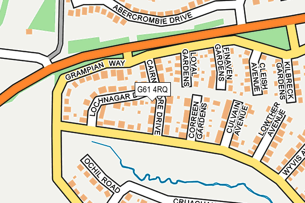 G61 4RQ map - OS OpenMap – Local (Ordnance Survey) G61 4RQ map - OS OpenMap – Local (Ordnance Survey)