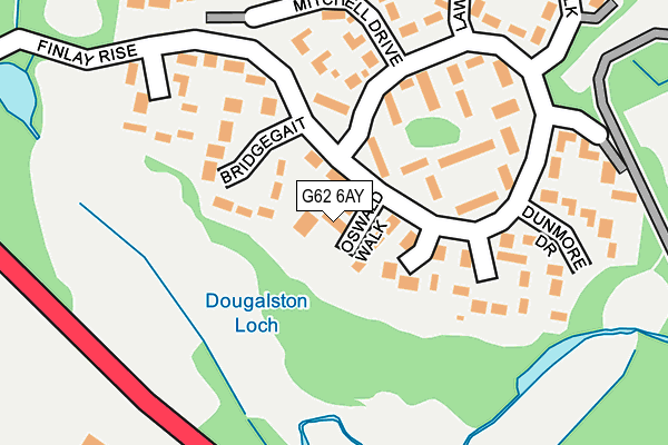 G62 6AY map - OS OpenMap – Local (Ordnance Survey) G62 6AY map - OS OpenMap – Local (Ordnance Survey)