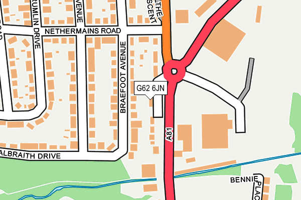 G62 6JN map - OS OpenMap – Local (Ordnance Survey) G62 6JN map - OS OpenMap – Local (Ordnance Survey)