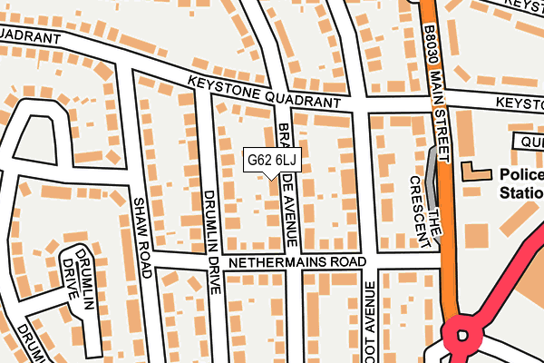G62 6LJ map - OS OpenMap – Local (Ordnance Survey) G62 6LJ map - OS OpenMap – Local (Ordnance Survey)