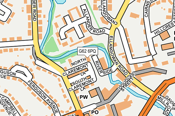 G62 6PQ map - OS OpenMap – Local (Ordnance Survey) G62 6PQ map - OS OpenMap – Local (Ordnance Survey)