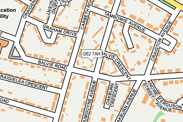 G62 7AH map - OS OpenMap – Local (Ordnance Survey) G62 7AH map - OS OpenMap – Local (Ordnance Survey)