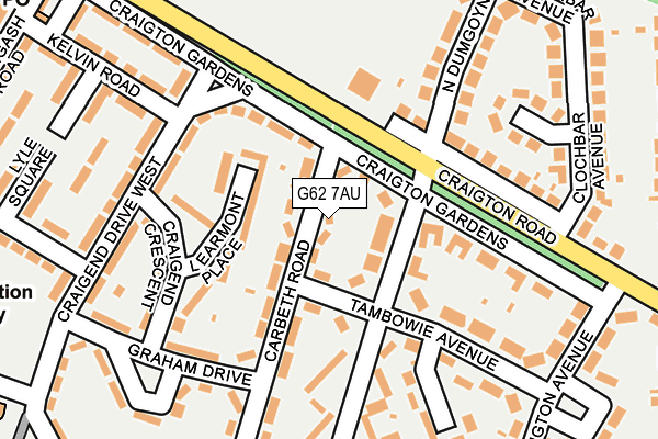 G62 7AU map - OS OpenMap – Local (Ordnance Survey) G62 7AU map - OS OpenMap – Local (Ordnance Survey)