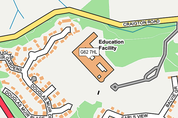 G62 7HL map - OS OpenMap – Local (Ordnance Survey)