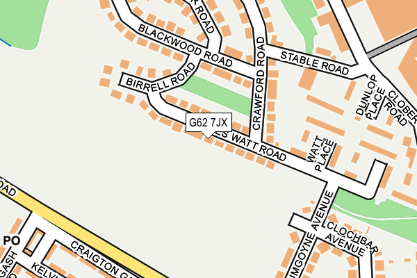 G62 7JX map - OS OpenMap – Local (Ordnance Survey) G62 7JX map - OS OpenMap – Local (Ordnance Survey)