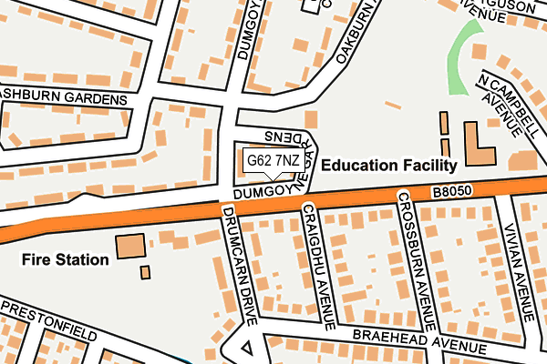 G62 7NZ map - OS OpenMap – Local (Ordnance Survey) G62 7NZ map - OS OpenMap – Local (Ordnance Survey)